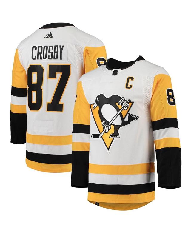 Mens adidas Sidney Crosby Pittsburgh Penguins Away Primegreen Authentic Pro Player Jersey Product Image