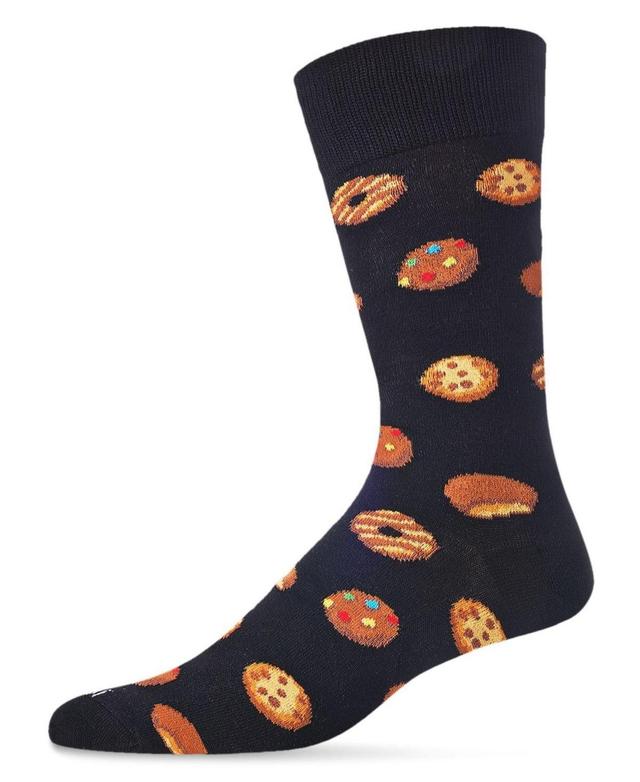 MeMoi Mens Tasty Cookies Novelty Crew Socks Product Image