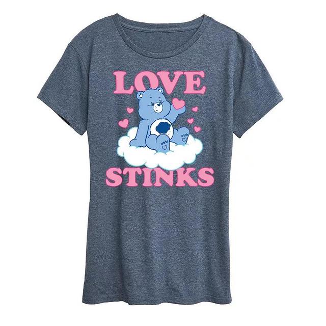 Womens Care Bears Love Stinks Graphic Tee Product Image