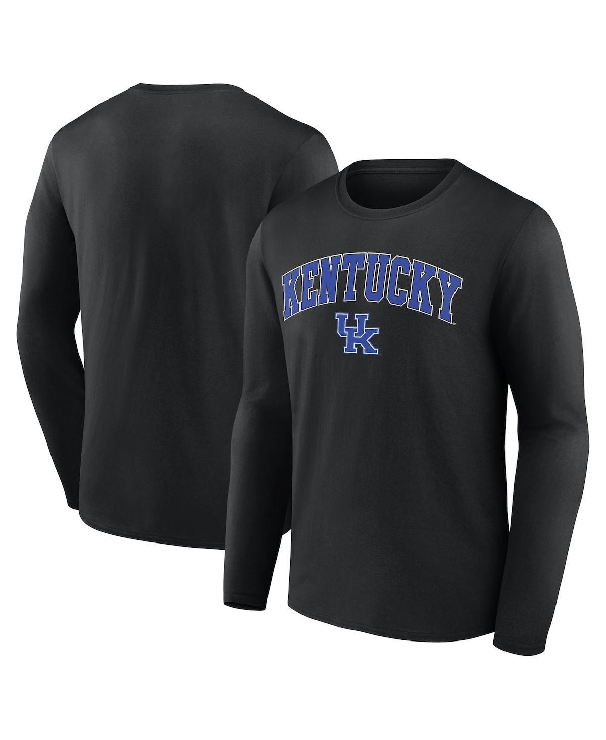 Mens Fanatics Black Kentucky Wildcats Campus Long Sleeve T-shirt Product Image