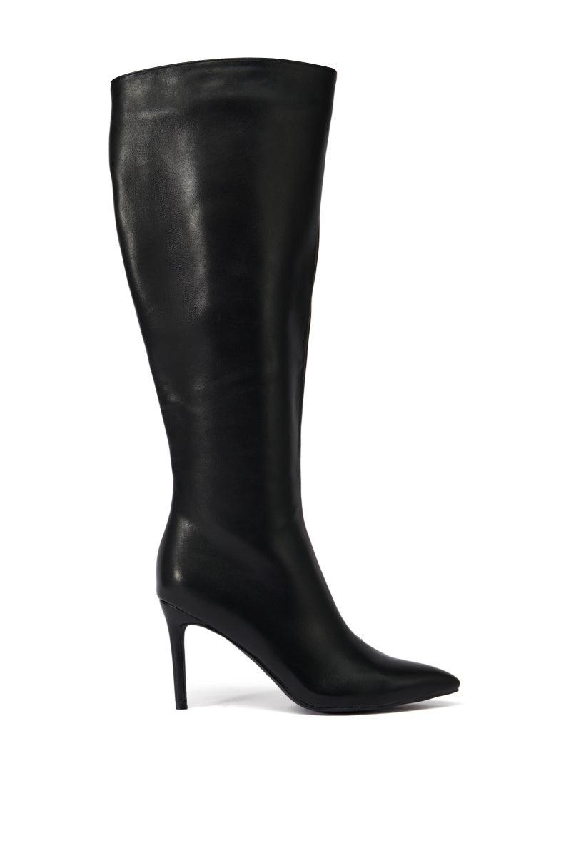 AZALEA WANG ROSELYNN BLACK STILETTO BOOT Product Image