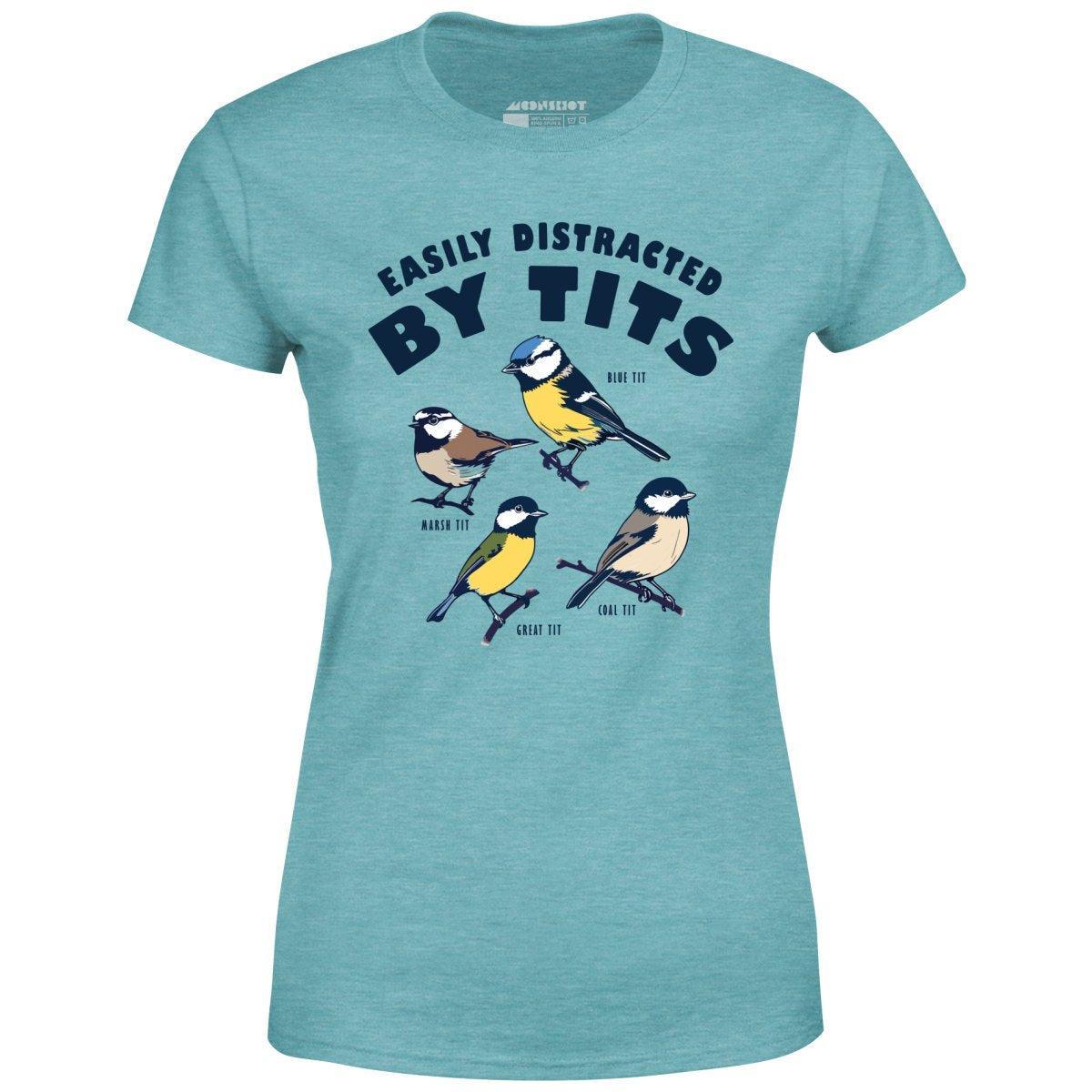 Easily Distracted Birds - Women's T-Shirt Female Product Image