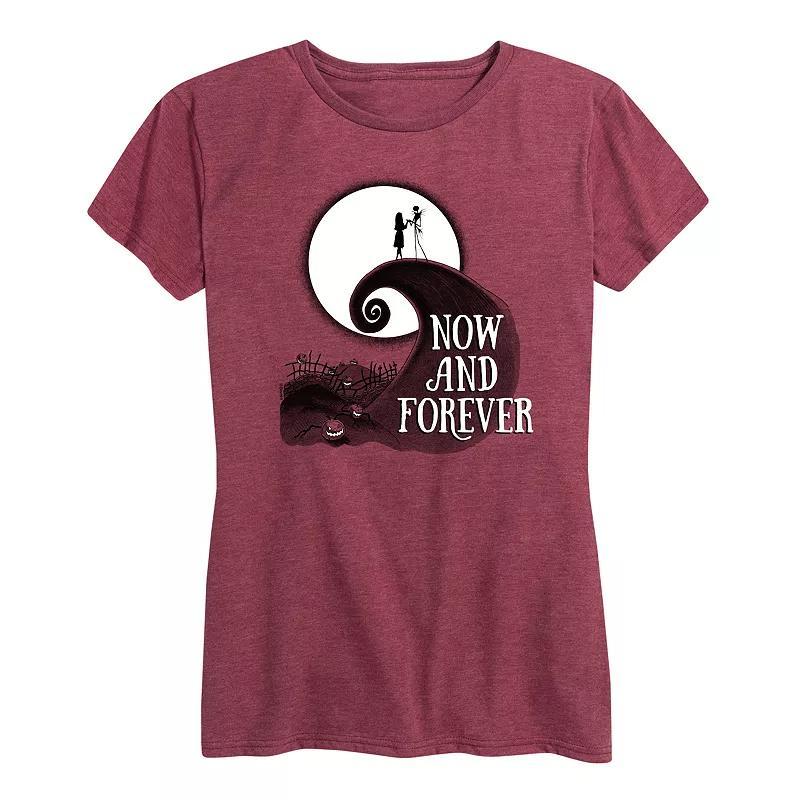 Disneys The Nightmare Before Christmas Womens Now And Forever Graphic Tee Product Image