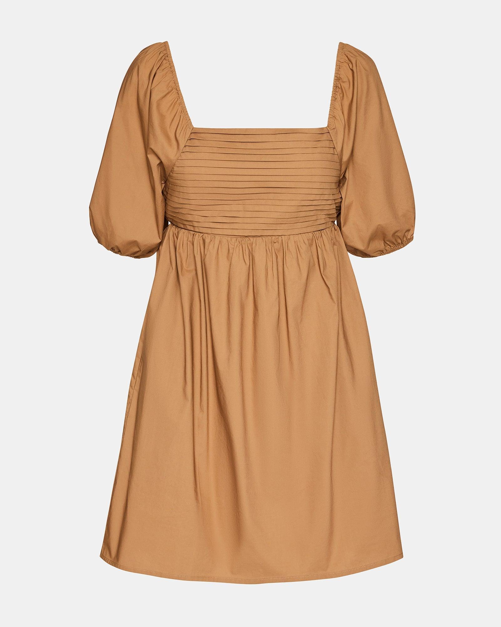 INARA DRESS BEIGE Female Product Image