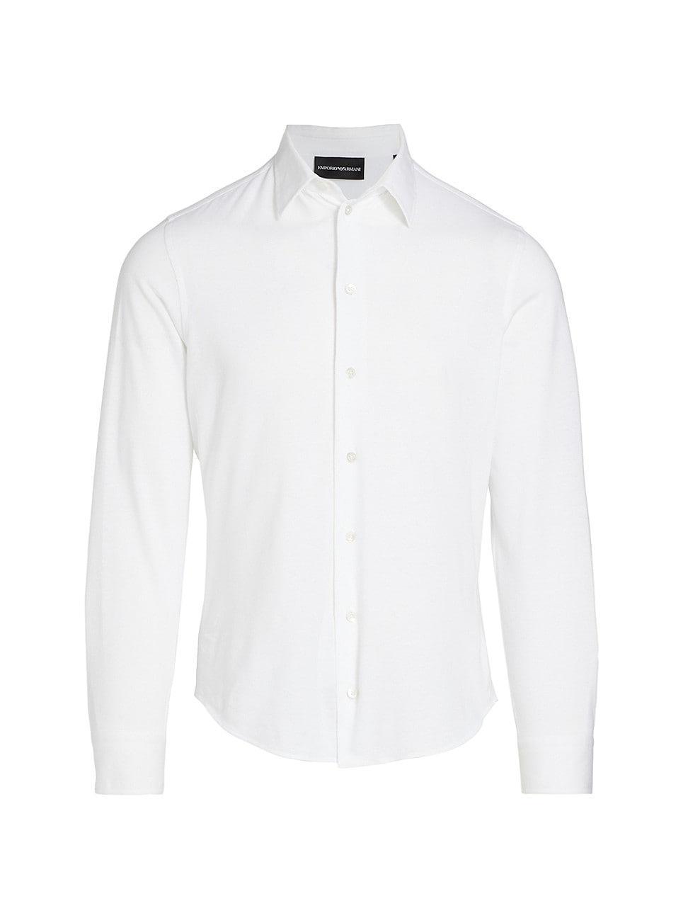 Mens Cotton Sport Long-Sleeve Shirt Product Image