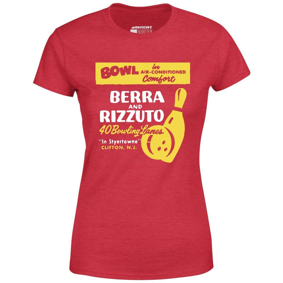 Berra and Rizzuto - Clifton, NJ - Vintage Bowling Alley - Women's T-Shirt Female Product Image