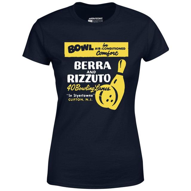 Berra and Rizzuto - Clifton, NJ - Vintage Bowling Alley - Women's T-Shirt Female Product Image