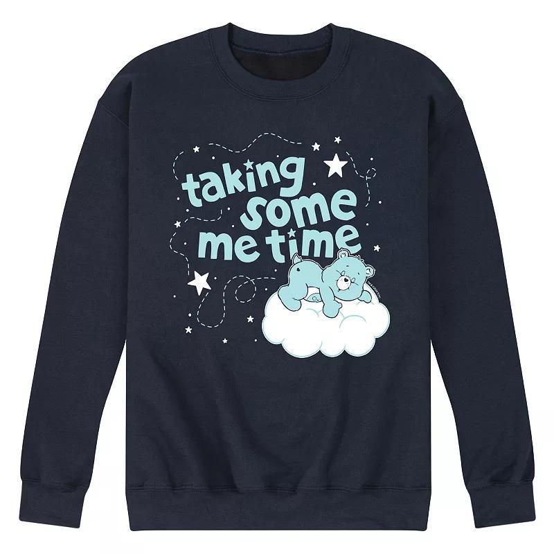 Mens Care Bears Taking Some Me Time Fleece Sweatshirt Product Image