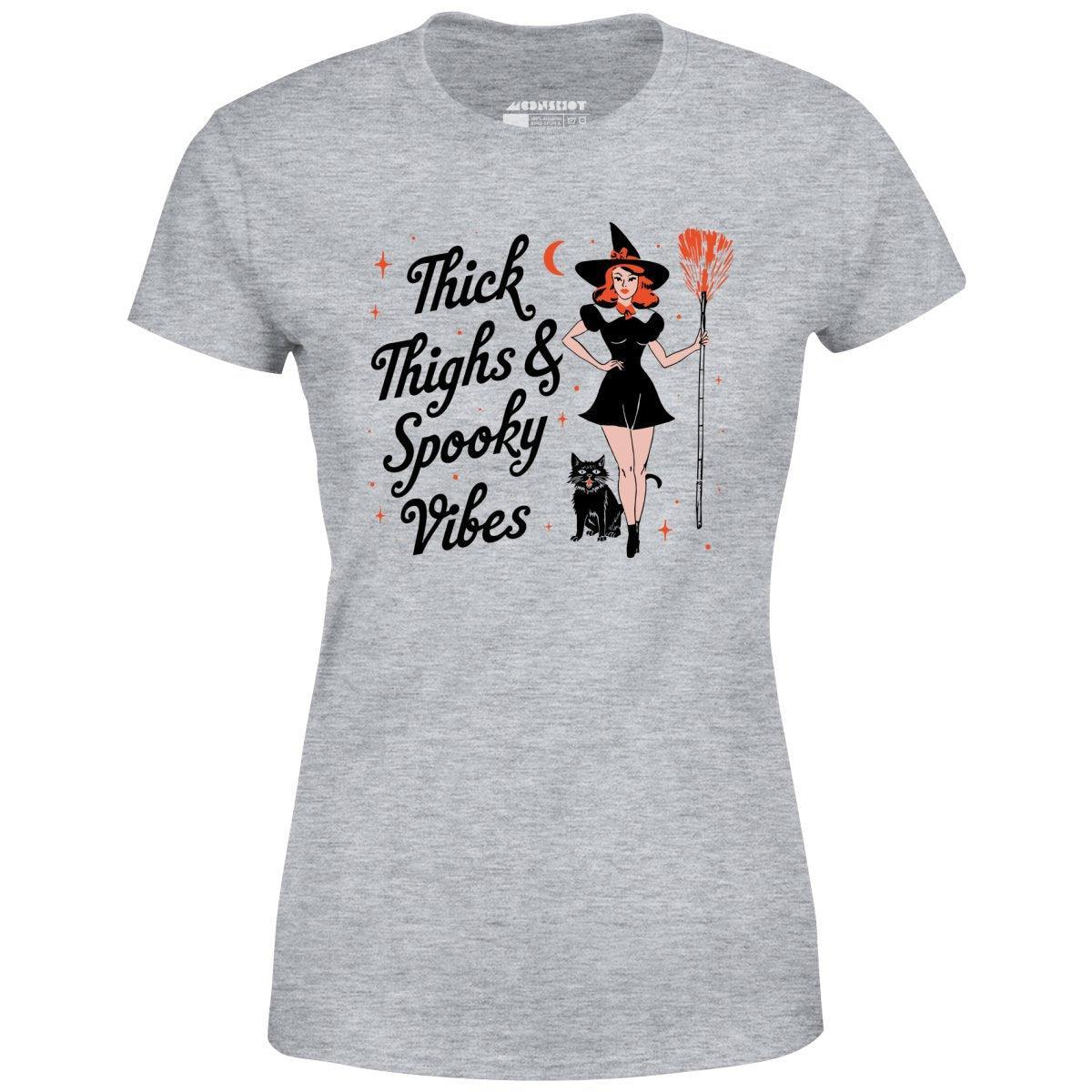 Thick Thighs and Spooky Vibes - Women's T-Shirt Female Product Image