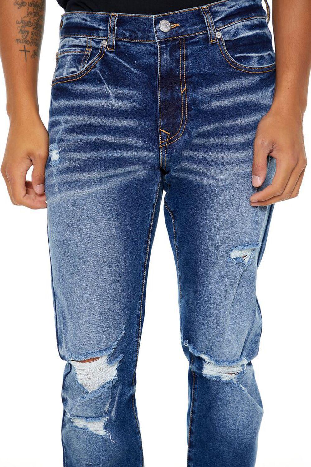 Distressed Slim-Fit Jeans | Forever 21 Product Image