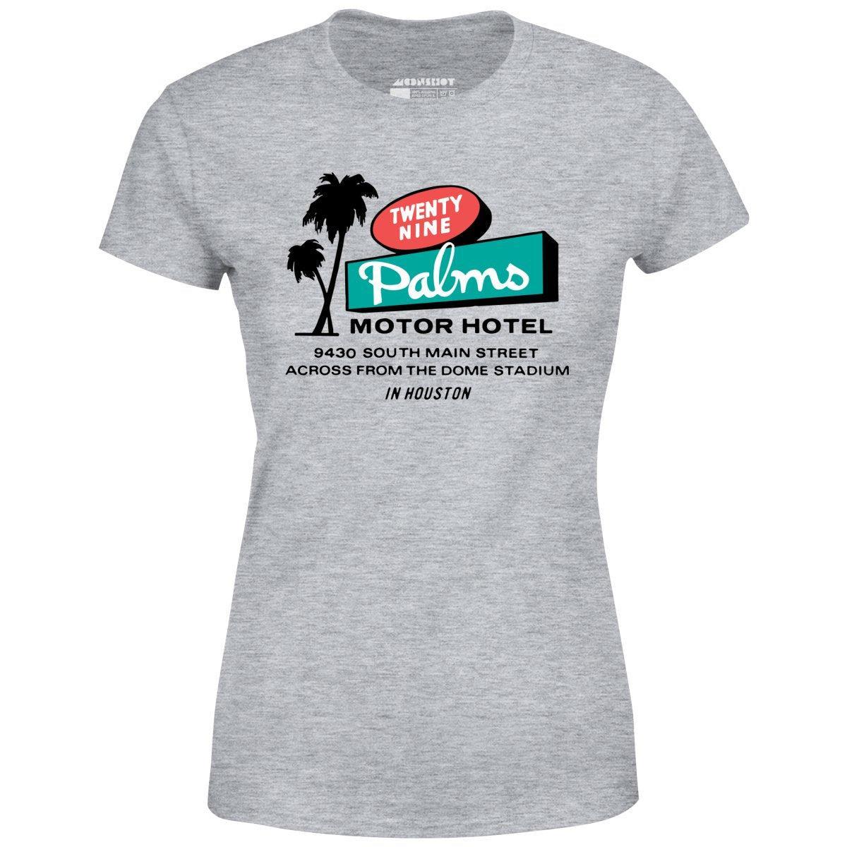 Twenty Nine Palms Motor Hotel - Houston, TX - Women's T-Shirt Female Product Image