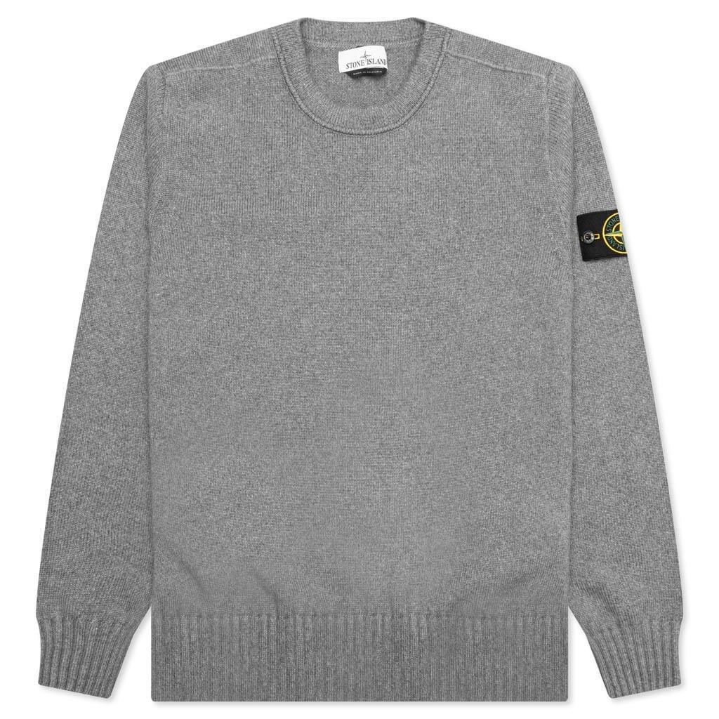 Knitted Sweater - Melange Grey Male Product Image