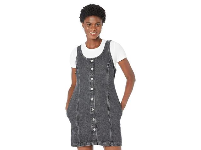 Levi's(r) Womens Tuli Denim Mini Dress Stonewash) Women's Dress Product Image