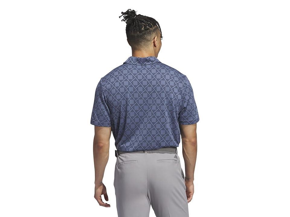 adidas Golf Ultimate 365 Tour Heat.Rdy Jacquard Polo (Collegiate ) Men's Short Sleeve Knit Product Image