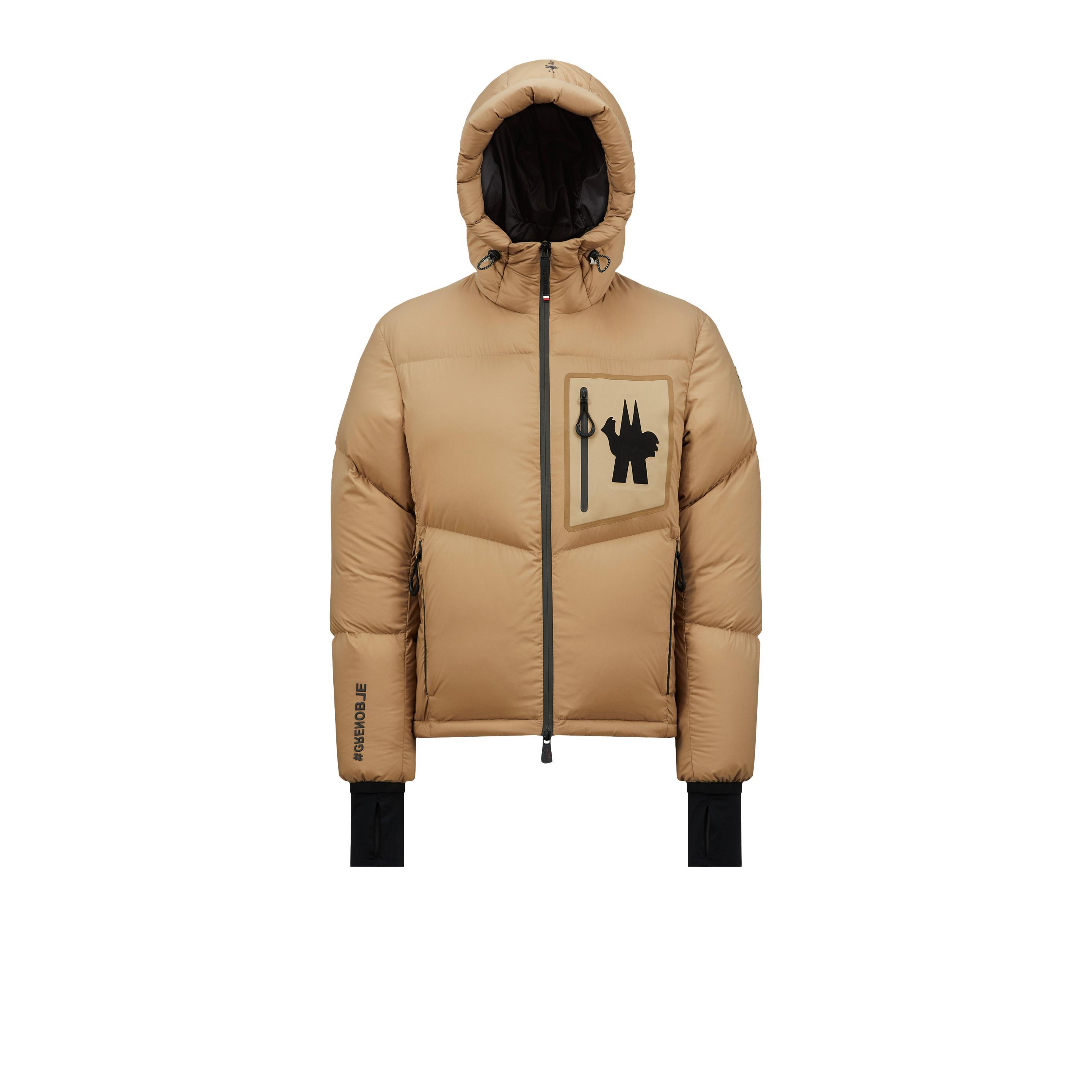 MONCLER Mandres Nylon Down Jacket In Argilla Product Image