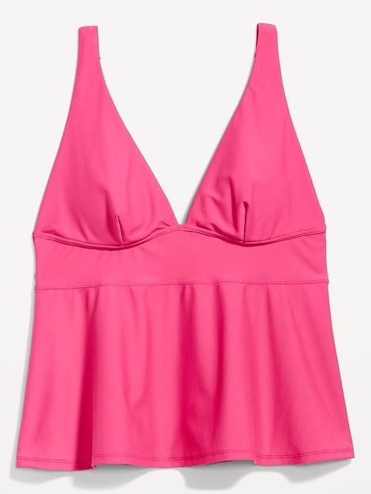 V-Neck Swing Tankini Swim Top Product Image