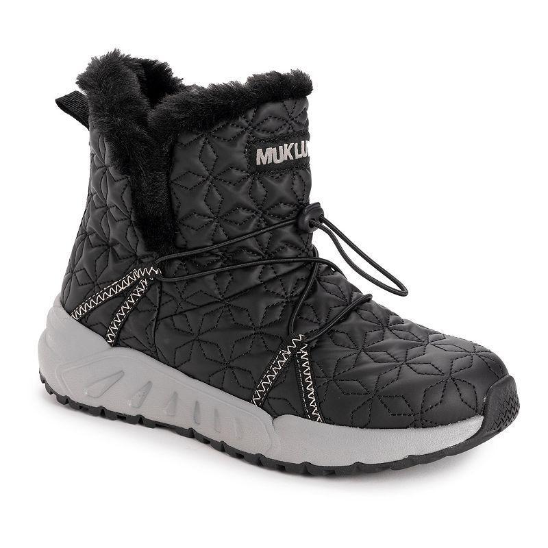 MUK LUKS Jasmine Jade Womens Winter Boots Black Blue Product Image