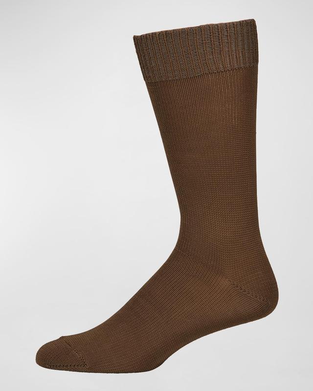 Mens Casual Cotton-Blend Knit Socks Product Image