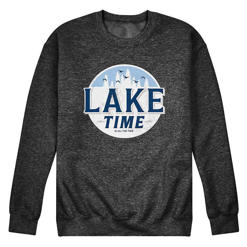 Mens Lake Time Graphic Fleece Product Image