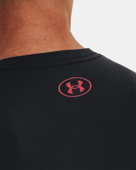 Under Armour Mens Under Armour Collegiate T-Shirt - Mens Black/Black Product Image