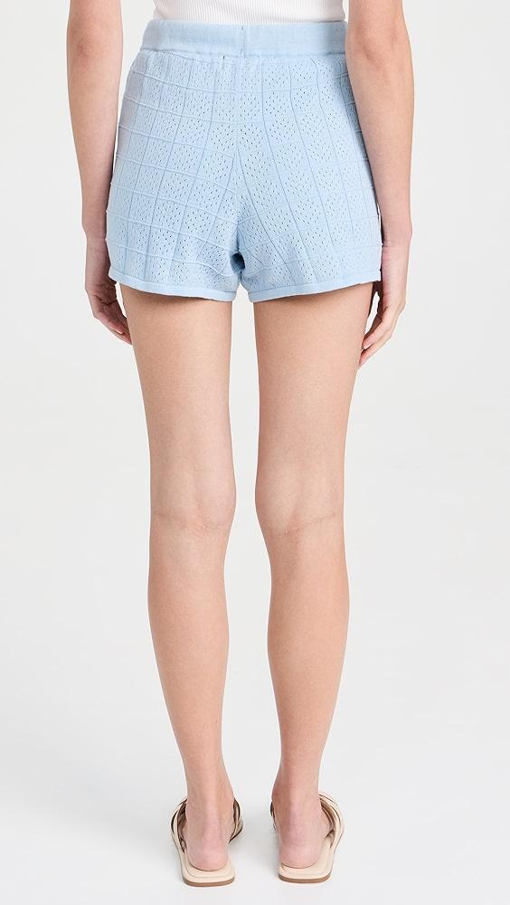 MONROW Crochet Knit Shorts | Shopbop Product Image