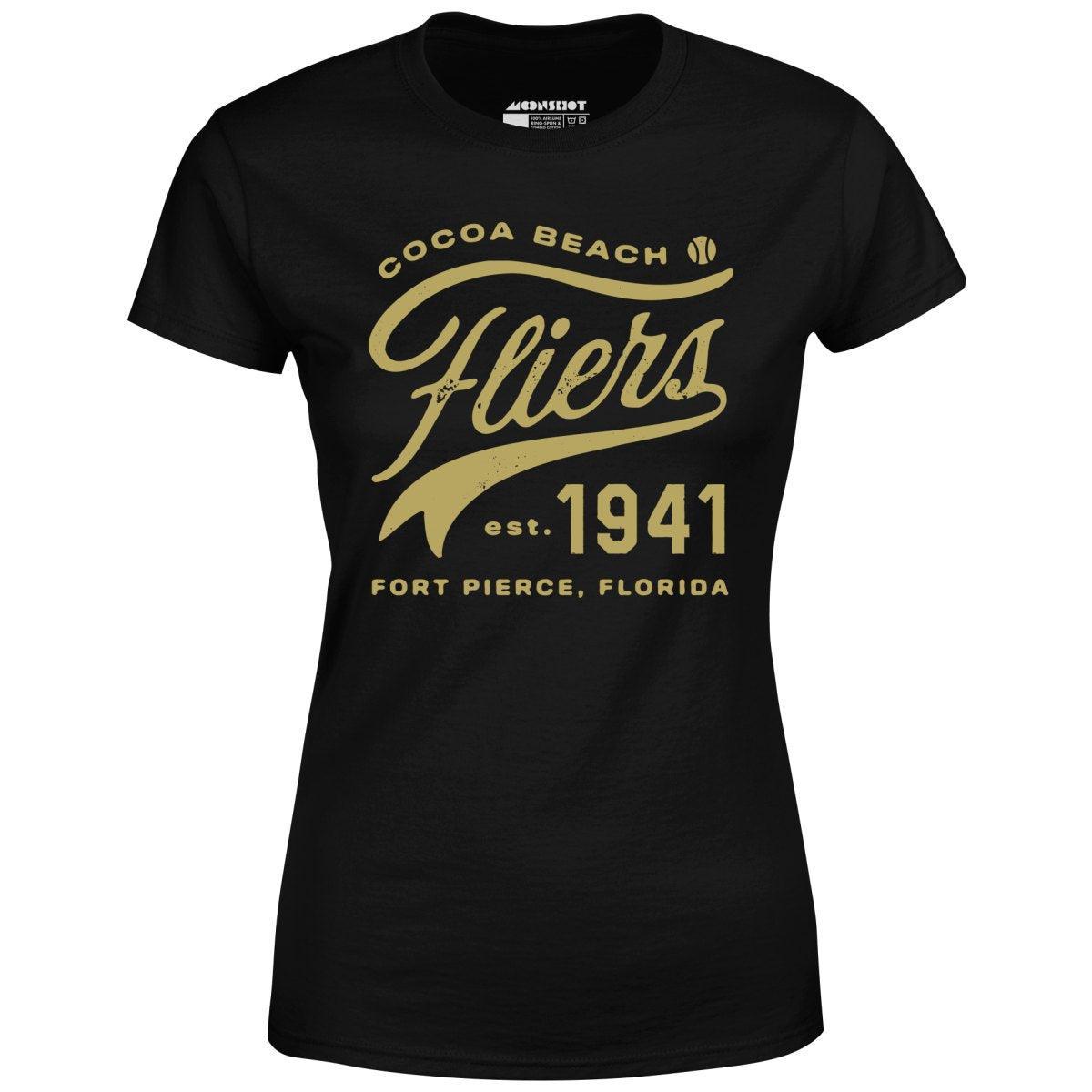 Cocoa Beach Fliers - Florida - Vintage Defunct Baseball Teams - Women's T-Shirt Female Product Image