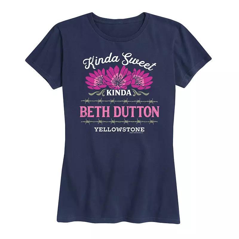 Womens Yellowstone Kinda Beth Dutton Graphic Tee, Girls Product Image