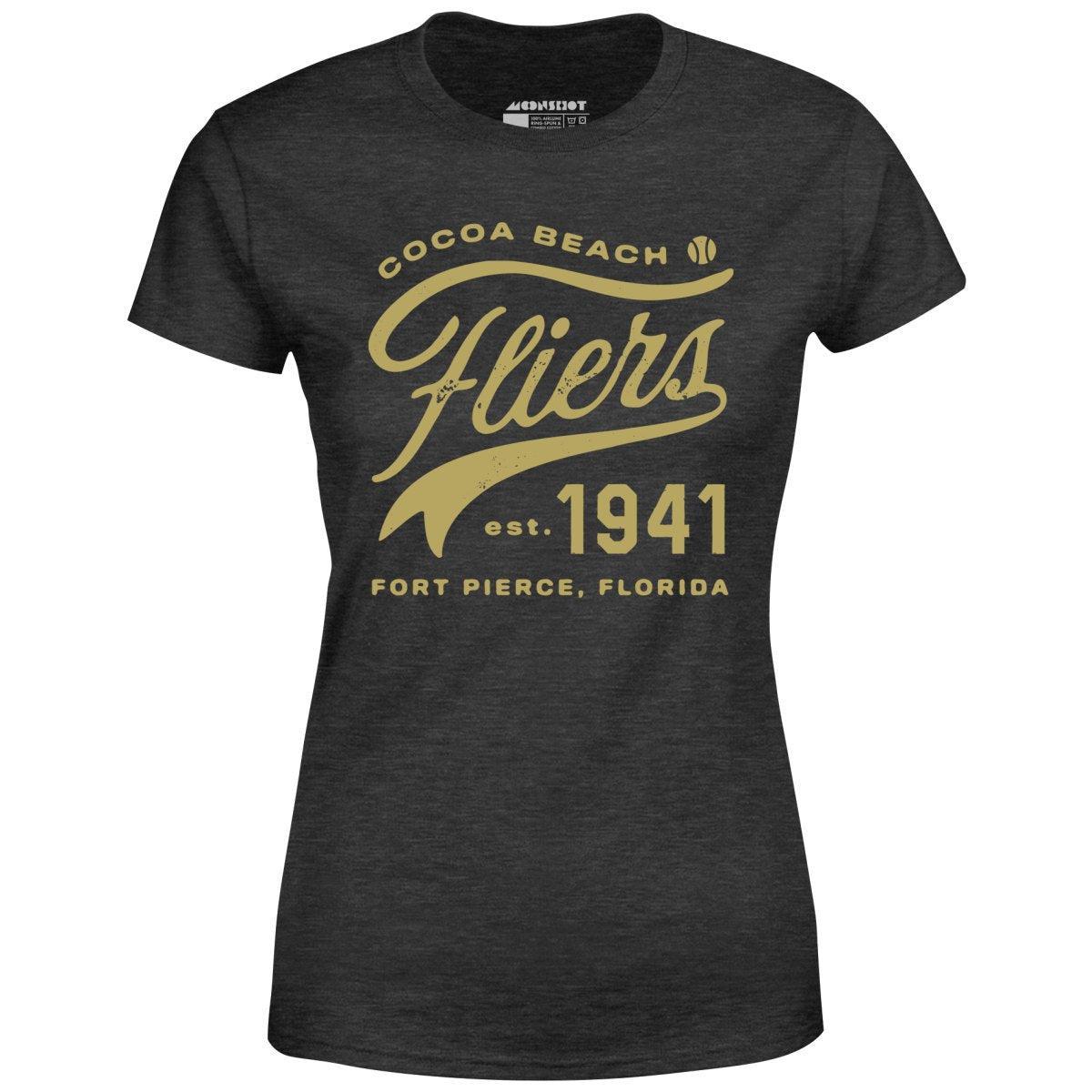 Cocoa Beach Fliers - Florida - Vintage Defunct Baseball Teams - Women's T-Shirt Female Product Image