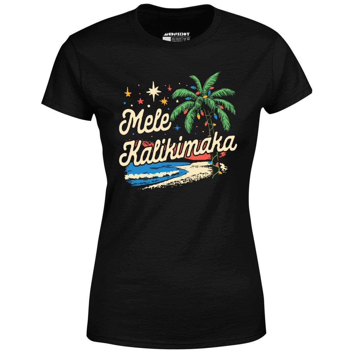 Mele Kalikimaka Christmas - Women's T-Shirt Female Product Image