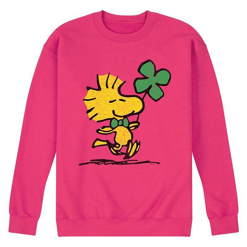 Mens Peanuts Woodstock & Clover Long Sleeve Grey Gray Product Image