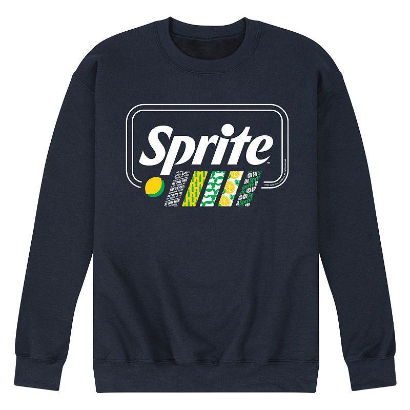 Mens Sprite Pattern Stripes Fleece Sweatshirt Product Image