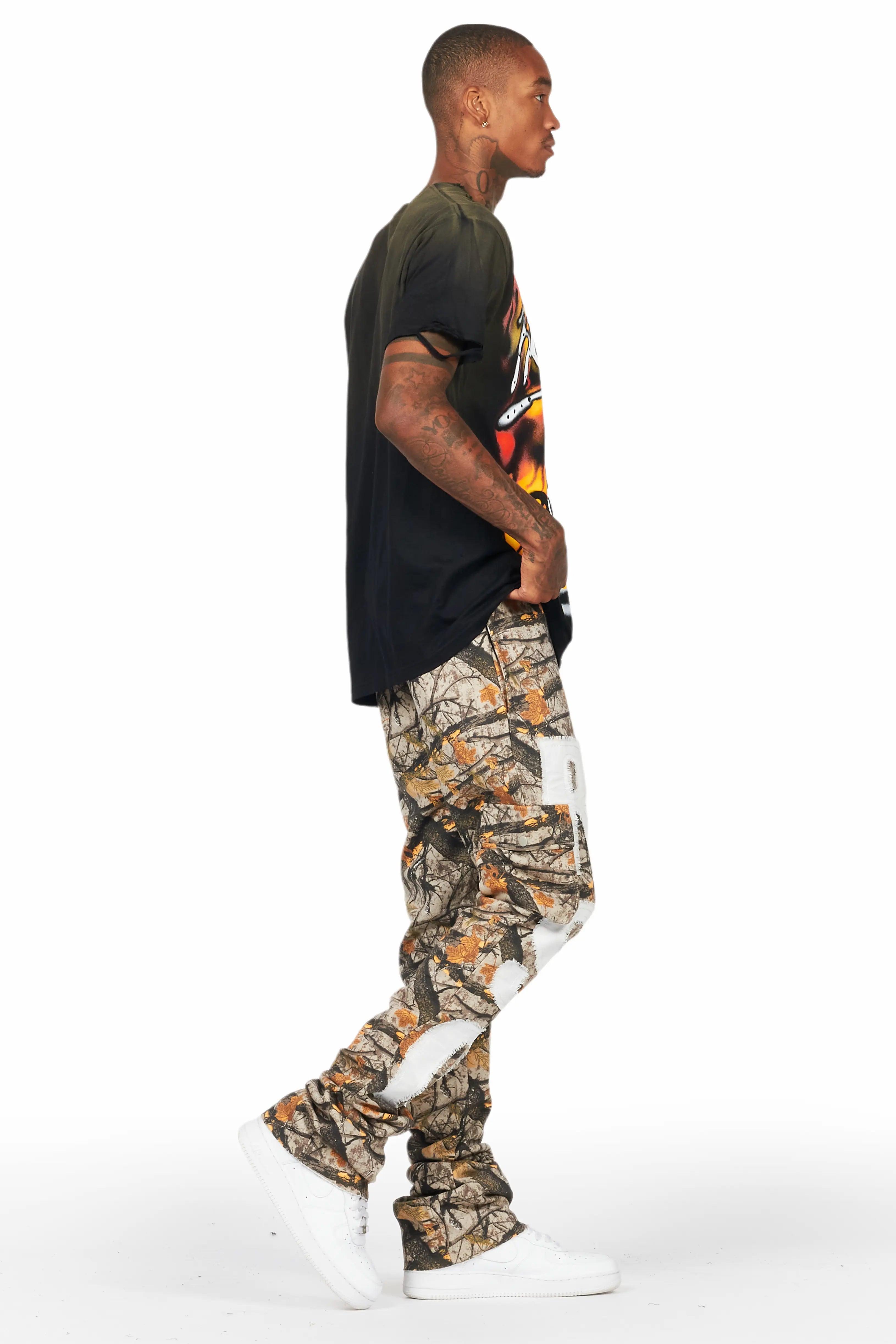 Admir Tree Camo Stacked Flare Pant Male Product Image