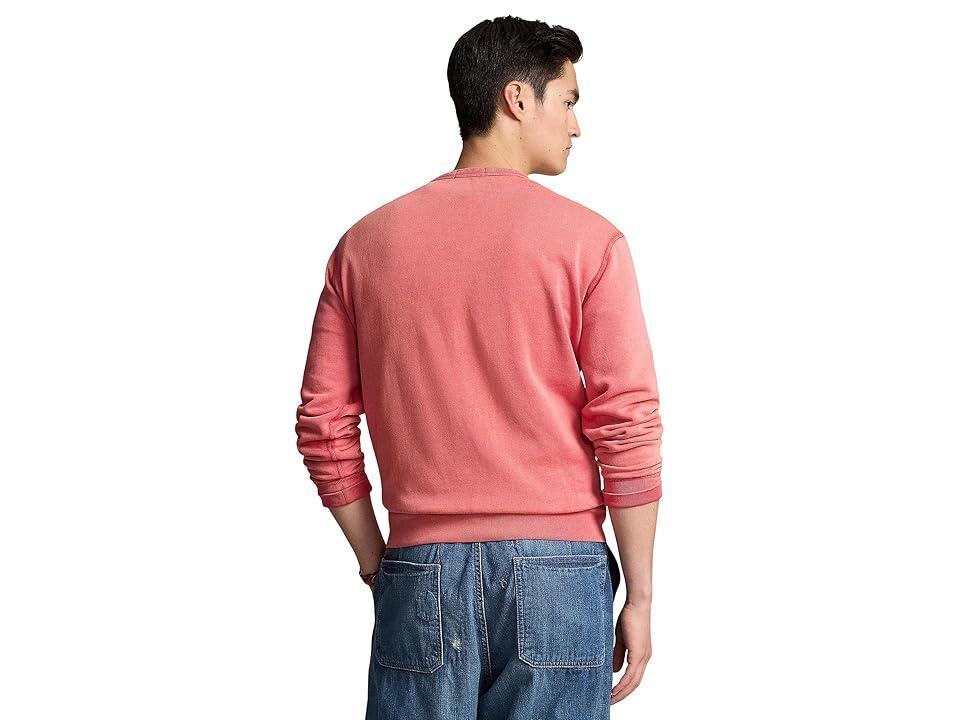 Polo Ralph Lauren Big Pony Garment-Dyed Fleece Sweatshirt (Adirondack Berry) Men's Sweatshirt Product Image