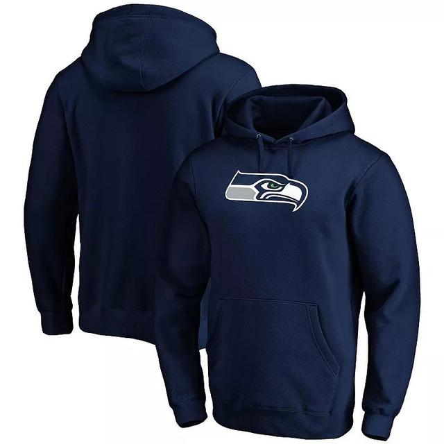 Mens Fanatics Branded College Seattle Seahawks Big & Tall Primary Logo Pullover Hoodie Blue Product Image