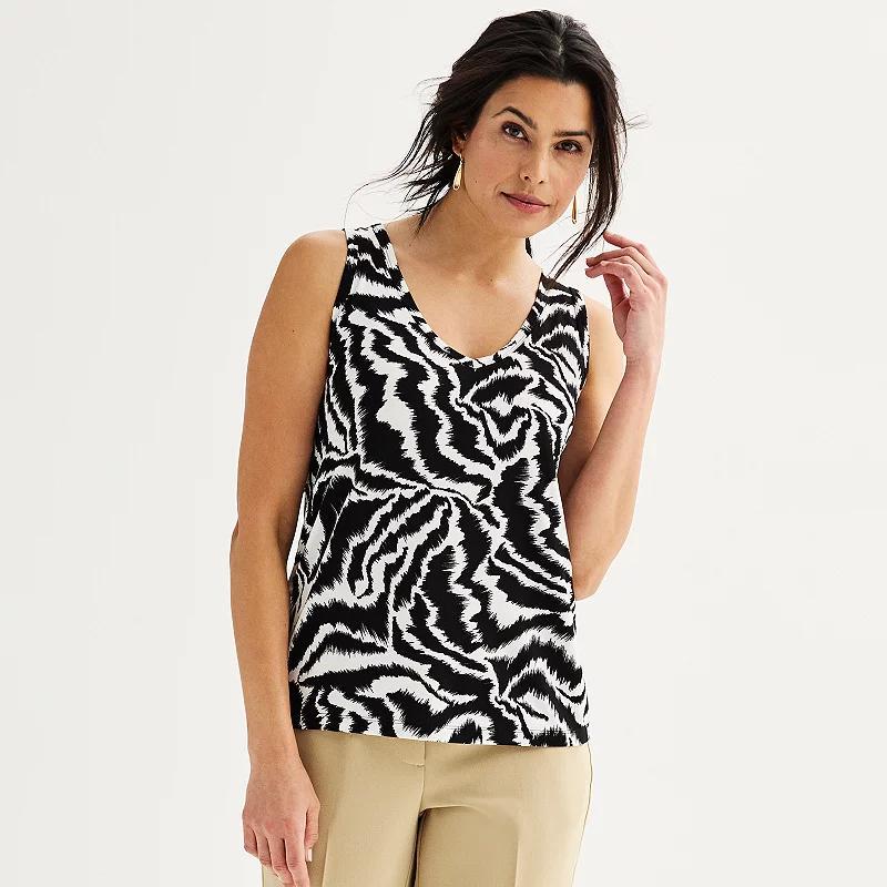 Womens Nine West Easy V-Neck Tank Top Product Image