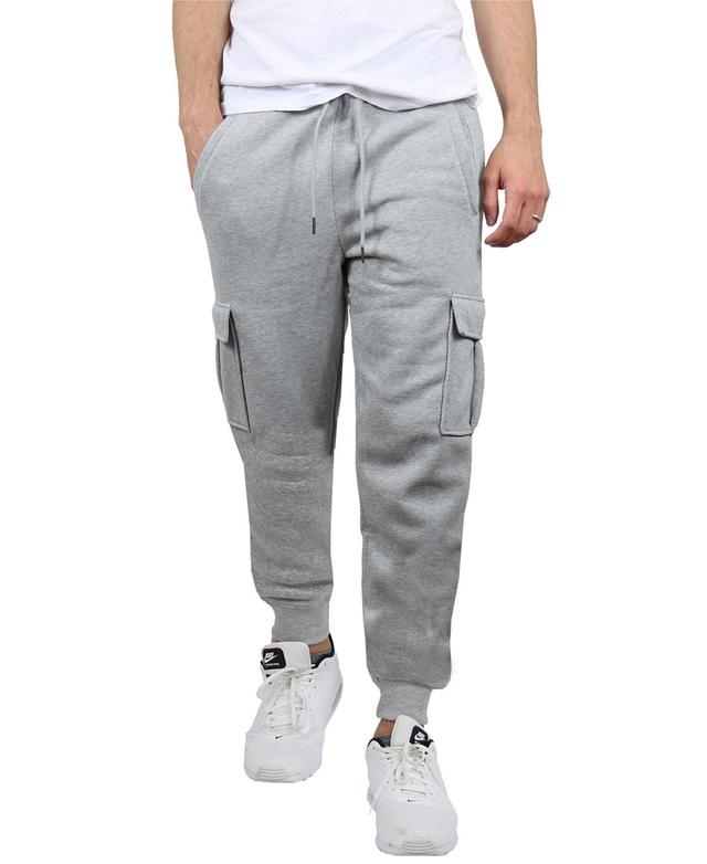 Blue Ice Mens Heavyweight Fleece-Lined Cargo Jogger Sweatpants Product Image