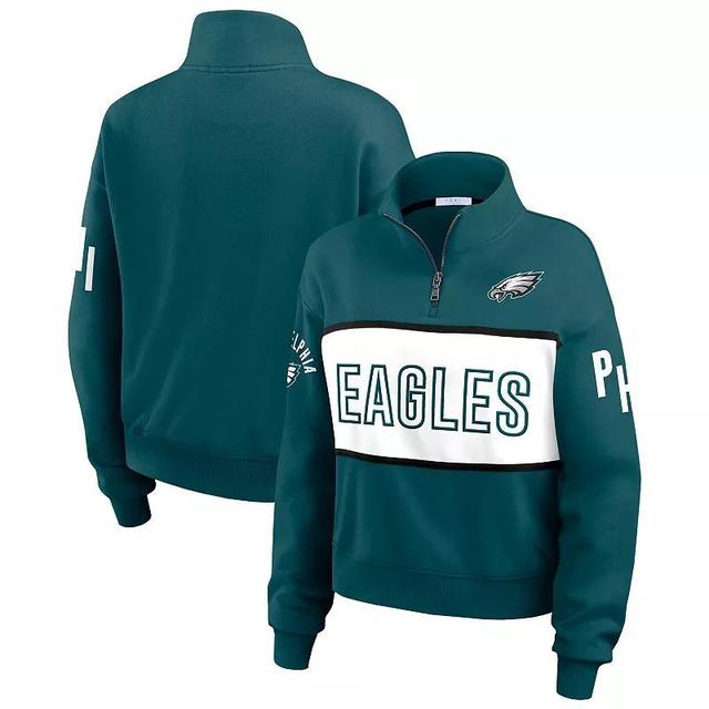 Womens WEAR by Erin Andrews Philadelphia Eagles Quarter-Zip Jacket Product Image