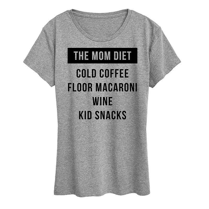 Womens The Mom Diet Graphic Tee Product Image