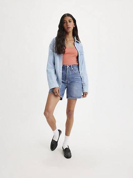 Levi's Mid Thigh Women's Shorts Product Image