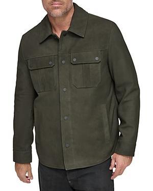 Andrew Marc Laredo Leather Overshirt Product Image