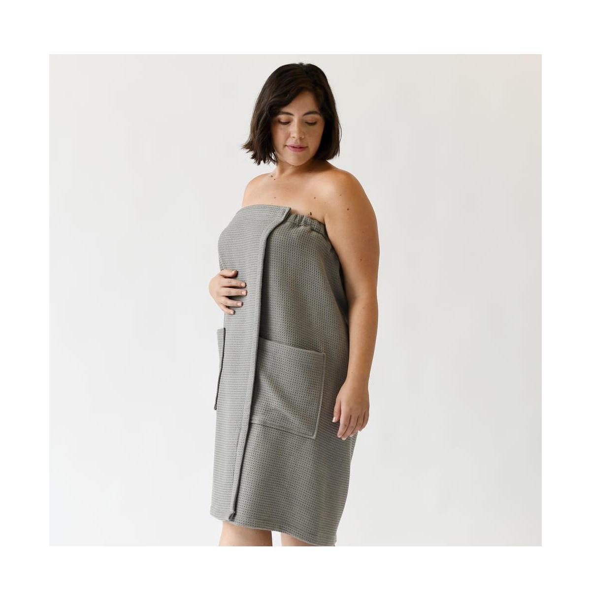 Cozy Earth Womens Waffle Terry Bath Wrap Product Image