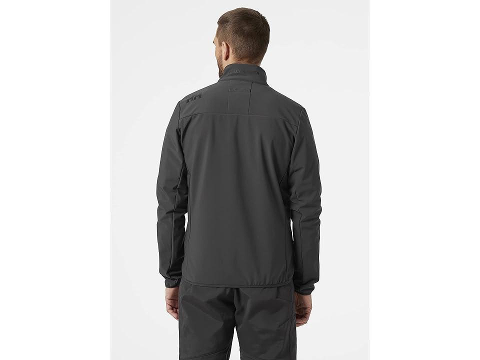 Helly Hansen Crew Softshell Jacket 2.0 (Ebony) Men's Clothing Product Image