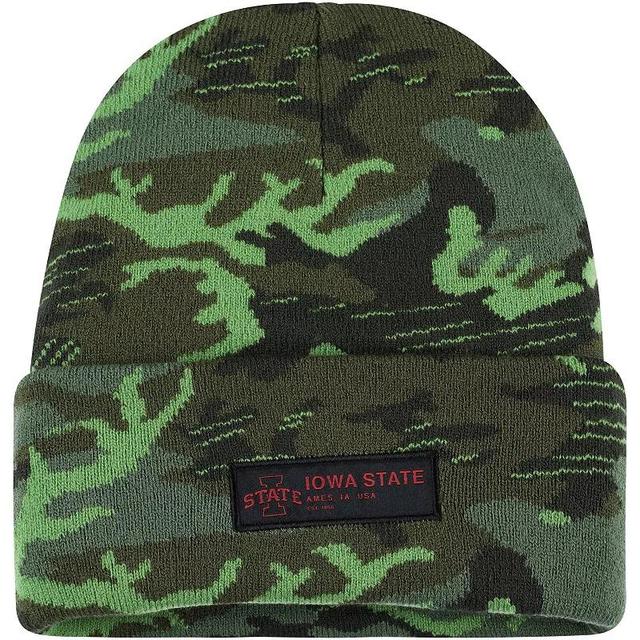 Mens Nike Camo Iowa State Cyclones Veterans Day Cuffed Knit Hat Product Image