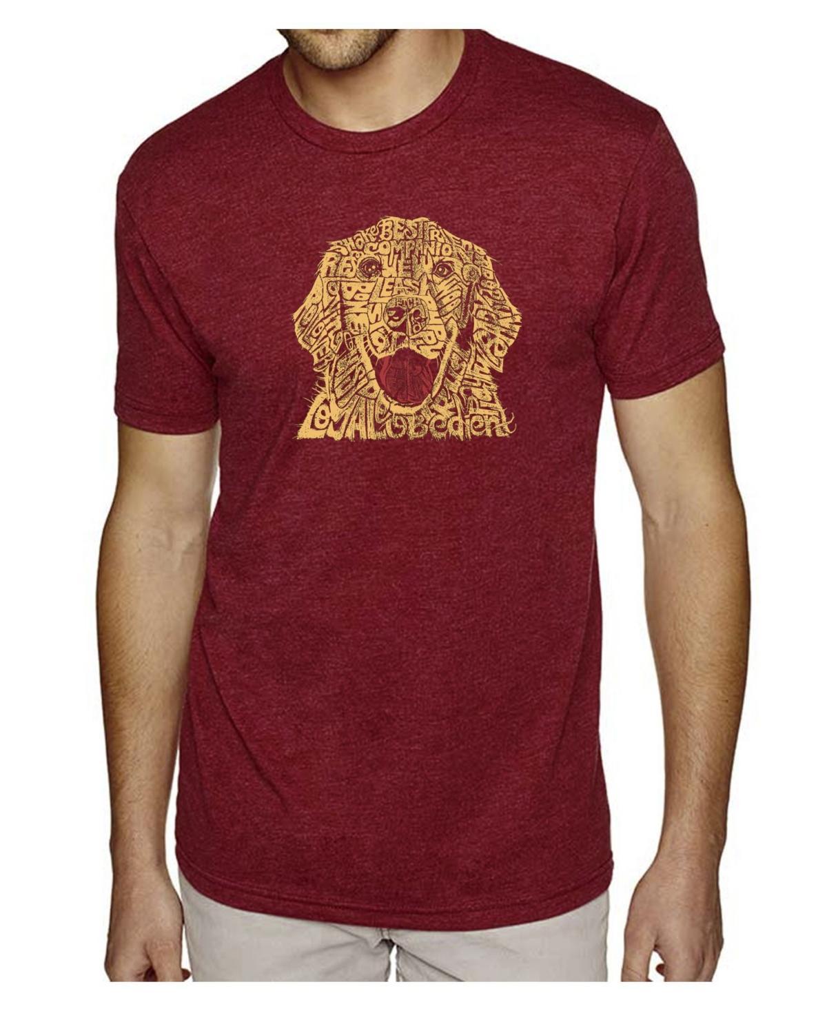 La Pop Art Mens Premium Word Art T-Shirt - Dog Product Image