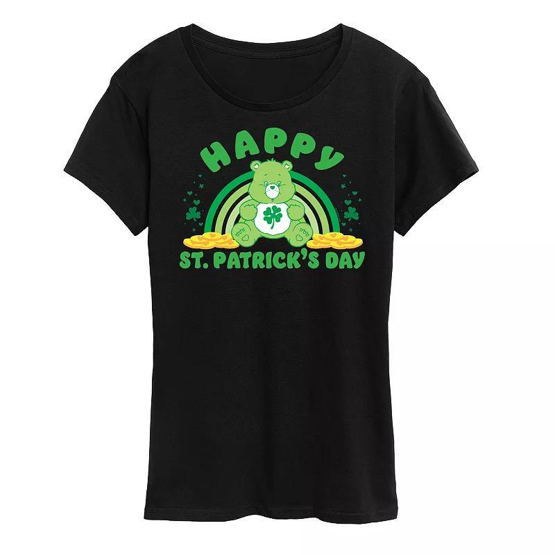 Womens Care Bears Happy St. Patricks Day Graphic Tee Product Image