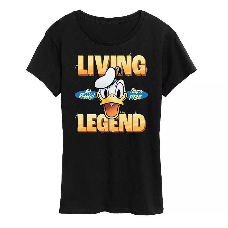 Disneys Donald Duck Womens Living Legend 1934 Graphic Tee Blue Product Image