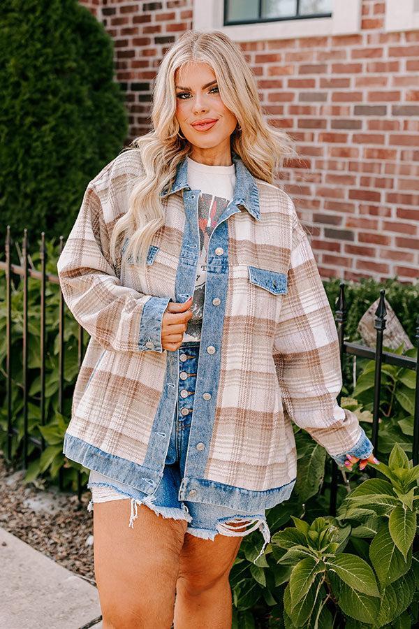 The Isabelle Plaid Jacket Curves Product Image