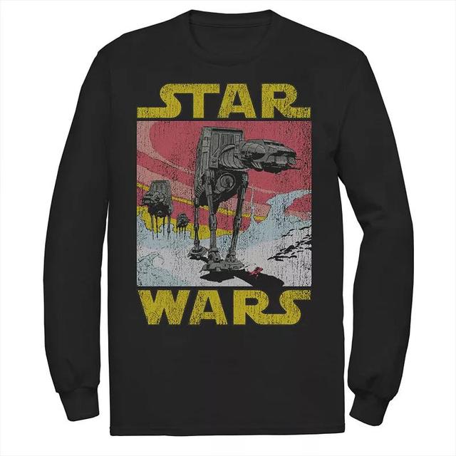 Mens Star Wars AT-AT Sunset Logo Tee Product Image