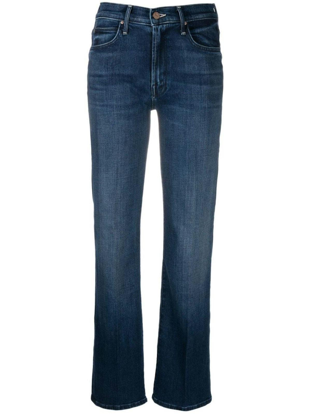 MOTHER Kick It High-rise Straight-leg Jeans In Denim Product Image