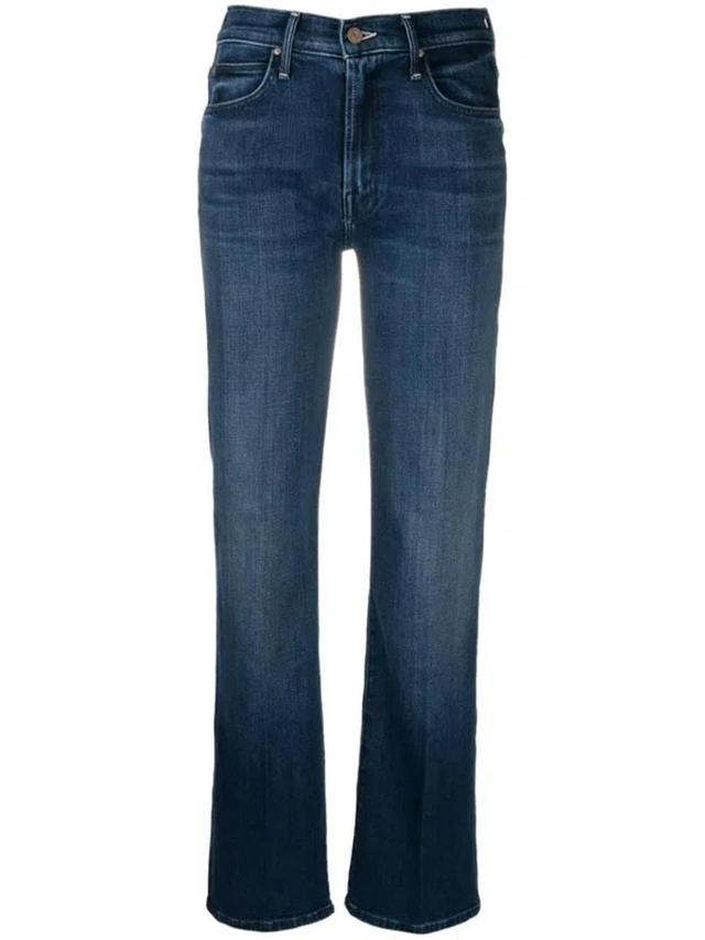 MOTHER Kick It High-rise Straight-leg Jeans In Denim Product Image